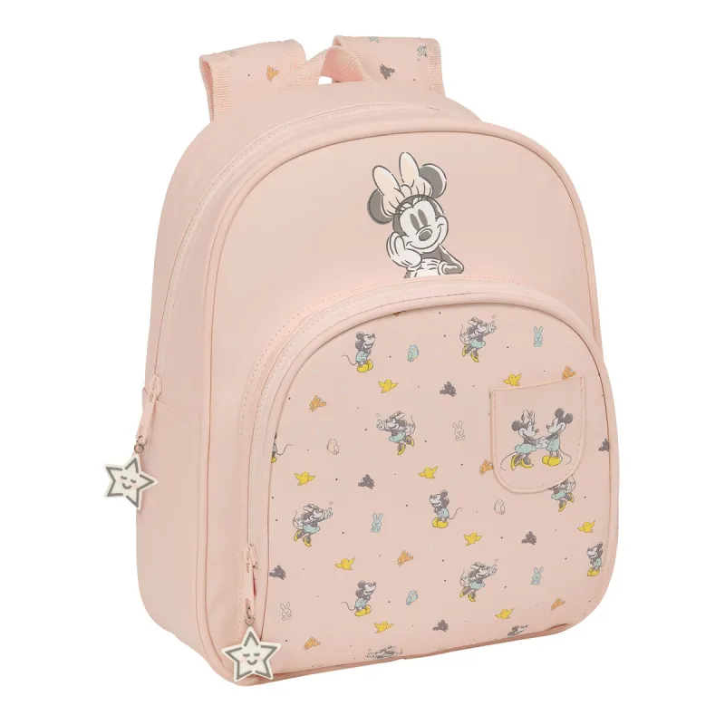 Kooliseljakott Minnie Mouse Baby Roosa 28 x 34 x 10 cm